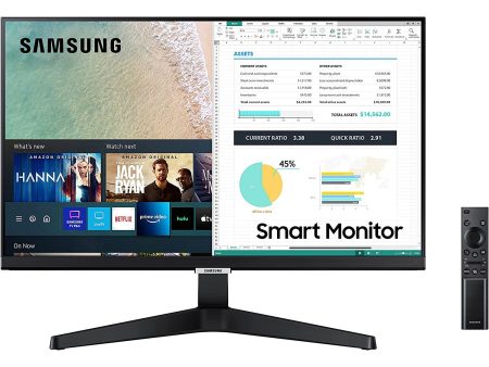 Samsung 24  M5 FHD 1080p Smart PC Monitor and Steaming TV (LS24AM506NNXZA) - Refurbished Online now