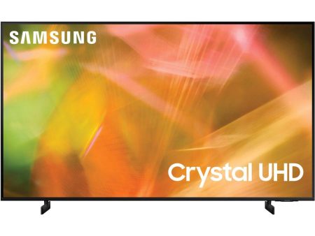 Samsung UN65AU8000 65 Inch 4K Crystal UHD Smart LED TV (2021) - Refurbished Hot on Sale