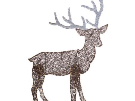 Celebrations LED Multi Deer Silhouette 48 in. Yard Decor Online Sale