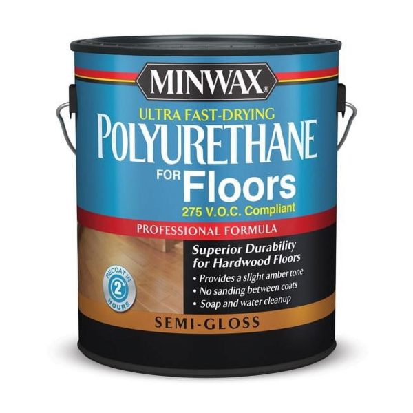 Minwax Ultra Semi-Gloss Clear Water-Based Fast-Drying Polyurethane 1 gal For Discount