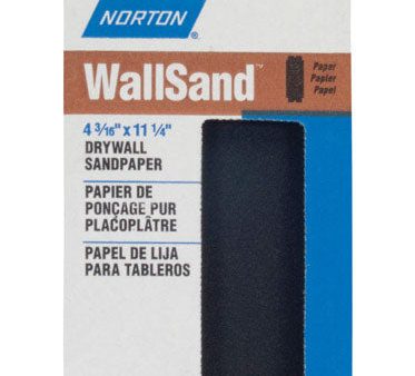 Norton WallSand 11-1 4 in. L X 4-3 16 in. W 150 Grit Silicon Carbide Drywall Sanding Sheet 25 pk Hot on Sale