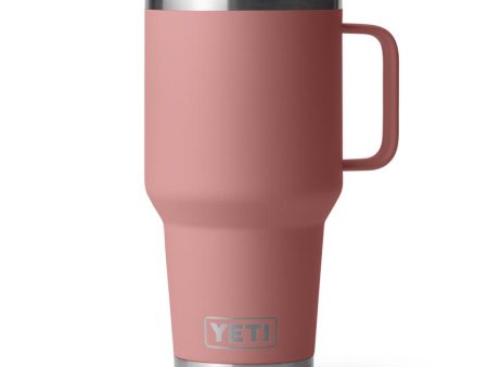 YETI Rambler 30 oz Sandstone Pink BPA Free Travel Mug Cheap