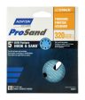 Norton ProSand 5 in. Ceramic Alumina Hook and Loop Sanding Disc 320 Grit Extra Fine 10 pk Online