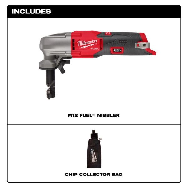 Milwaukee M12 Fuel 12 V 16 Ga. Cordless Nibbler Cheap