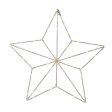 Celebrations LED Warm White Star Silhouette 15 in. Hanging Decor Online now