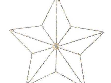 Celebrations LED Warm White Star Silhouette 15 in. Hanging Decor Online now