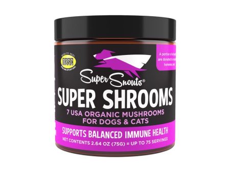 Super Snouts Super Shrooms Cat Dog Digestive Aid 2.64 oz Supply