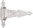 National Hardware 7 in. L Stainless Steel Stainless Steel Ornamental T Hinge 1 pk Fashion