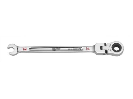 Milwaukee 1 4 in. X 1 4 in. 12 Point SAE Flex Head Combination Wrench 5.28 in. L 1 pc Discount