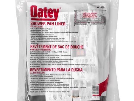 Oatey 5 ft. W X 6 ft. L Gray Shower Pan Liner Cheap