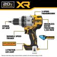 DeWalt 20V MAX XR 1 2 in. Brushless Cordless Hammer Drill Tool Only For Cheap