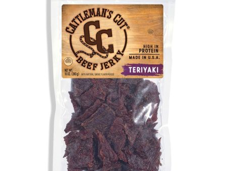 Cattleman s Cut Teriyaki Beef Jerky 10 oz Bagged For Cheap