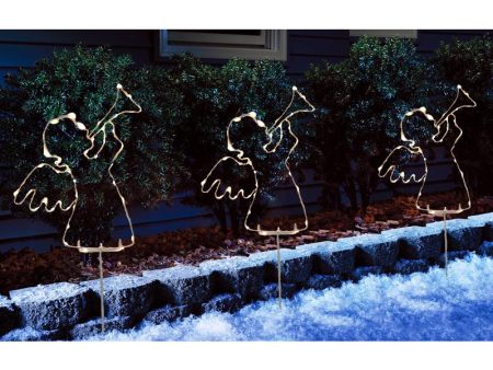 Sienn LED Warm White Angel 26.3 in. Pathway Decor For Discount