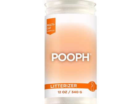 Pooph Cat Powder Kitty Litter Odor Eliminator 12 oz Online