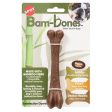 Spot Brown Bamboo Fibers Bacon Bone Pet Toy Medium 1 pk Online now