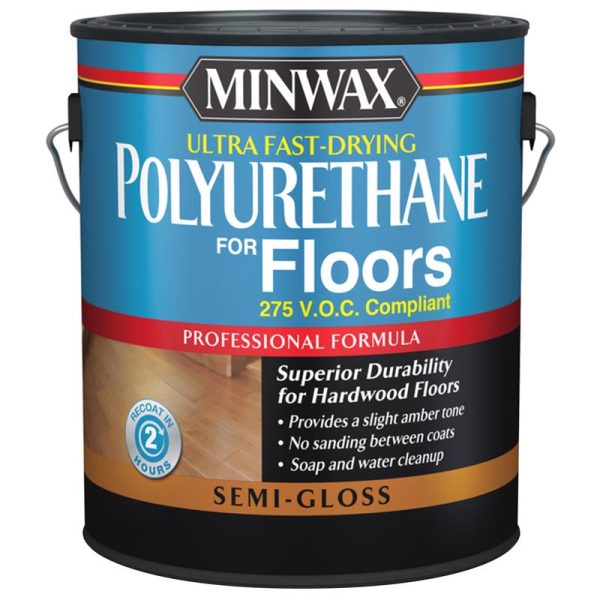 Minwax Ultra Semi-Gloss Clear Water-Based Fast-Drying Polyurethane 1 gal For Discount