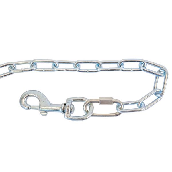 Koch Industries Silver Steel Dog Tie Out Chain Large on Sale