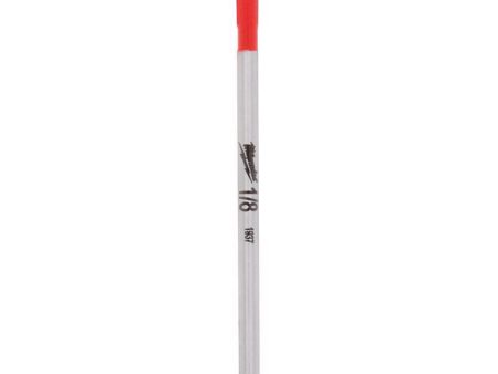 Milwaukee 1 8 in. X 2 in. L Carbide Tipped Glass Tile Drill Bit Round Shank 1 pc For Sale