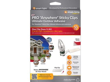 Simple Living Solutions Max Pro Anywhere Sticky Clips Hanger Online Sale