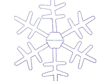 Celebration LED Warm White Snowflake 36 in. Yard Decor For Discount