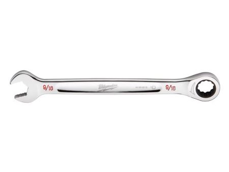 Milwaukee 9 16 in. X 9 16 in. 12 Point SAE Ratcheting Combination Wrench 7.8 in. L 1 pc Online now