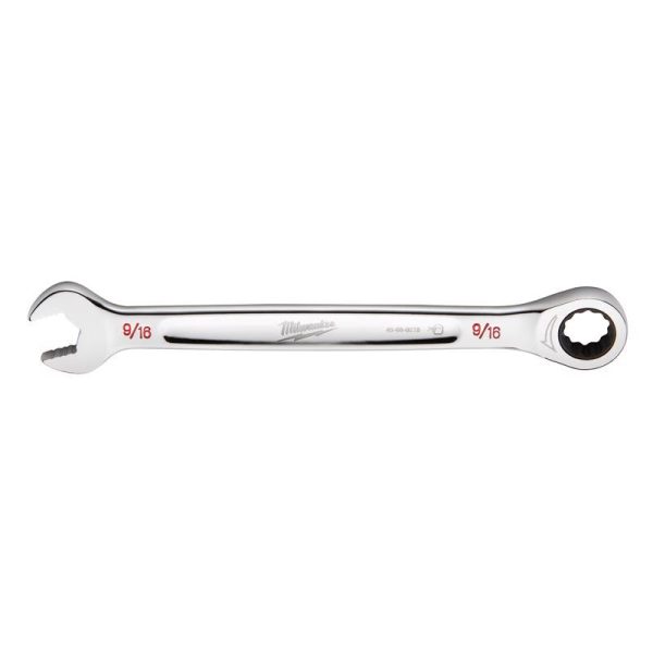 Milwaukee 9 16 in. X 9 16 in. 12 Point SAE Ratcheting Combination Wrench 7.8 in. L 1 pc Online now