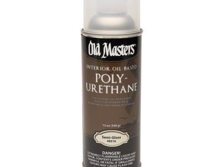 Old Masters Semi-Gloss Clear Oil-Based Polyurethane Spray 12 oz Online Sale