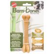 Spot Bam-Bones Beige Bamboo Fibers Bone Chew Dog Toy Medium 1 pk Online now