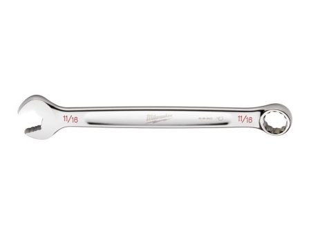 Milwaukee Max Bite 11 16 in. X 11 16 in. 6 and 12 Point SAE Combination Wrench 1.52 in. L 1 pc Online now