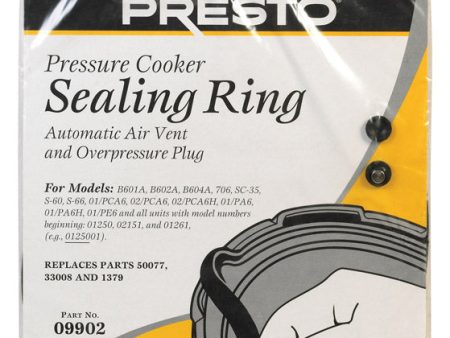 Presto Rubber Pressure Cooker Sealing Ring 6 qt Discount