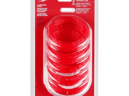 Milwaukee 0.105 in. D X 180 ft. L Trimmer Line on Sale