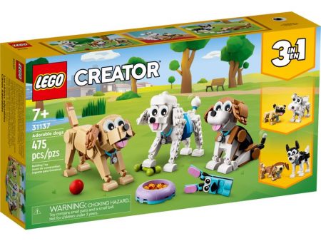 LEGO Creator Adorable Dogs Plastic Multicolored 475 pc Sale