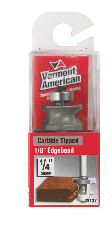 Vermont American 7 8 in. D X 1 8 in. X 2-1 4 in. L Carbide Tipped Edgebead Router Bit Hot on Sale