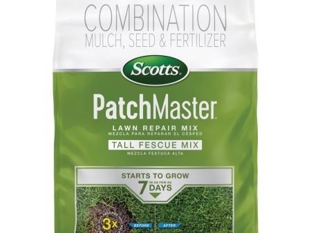 Scotts PatchMaster Tall Fescue Grass Sun or Shade Seed Fertilizer Mulch Repair Kit 10 lb Cheap