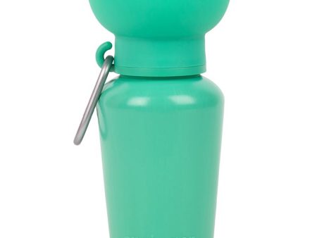 Springer Green Flip Plastic Pet Travel Bottle For Dogs Supply