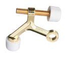 National Hardware Zinc Polished Brass Gold Hinge Pin Door Stop Mounts to door For Sale