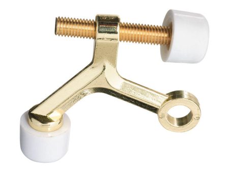 National Hardware Zinc Polished Brass Gold Hinge Pin Door Stop Mounts to door For Sale