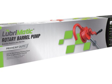 LubriMatic Manual Rotary Barrel Pump For Discount