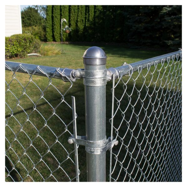 YardGard Galvanized Aluminum Chain Link Fence End Gate Post Kit For Discount