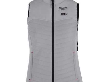 Milwaukee Tool M Women s Heated Vest Kit Gray Online Hot Sale